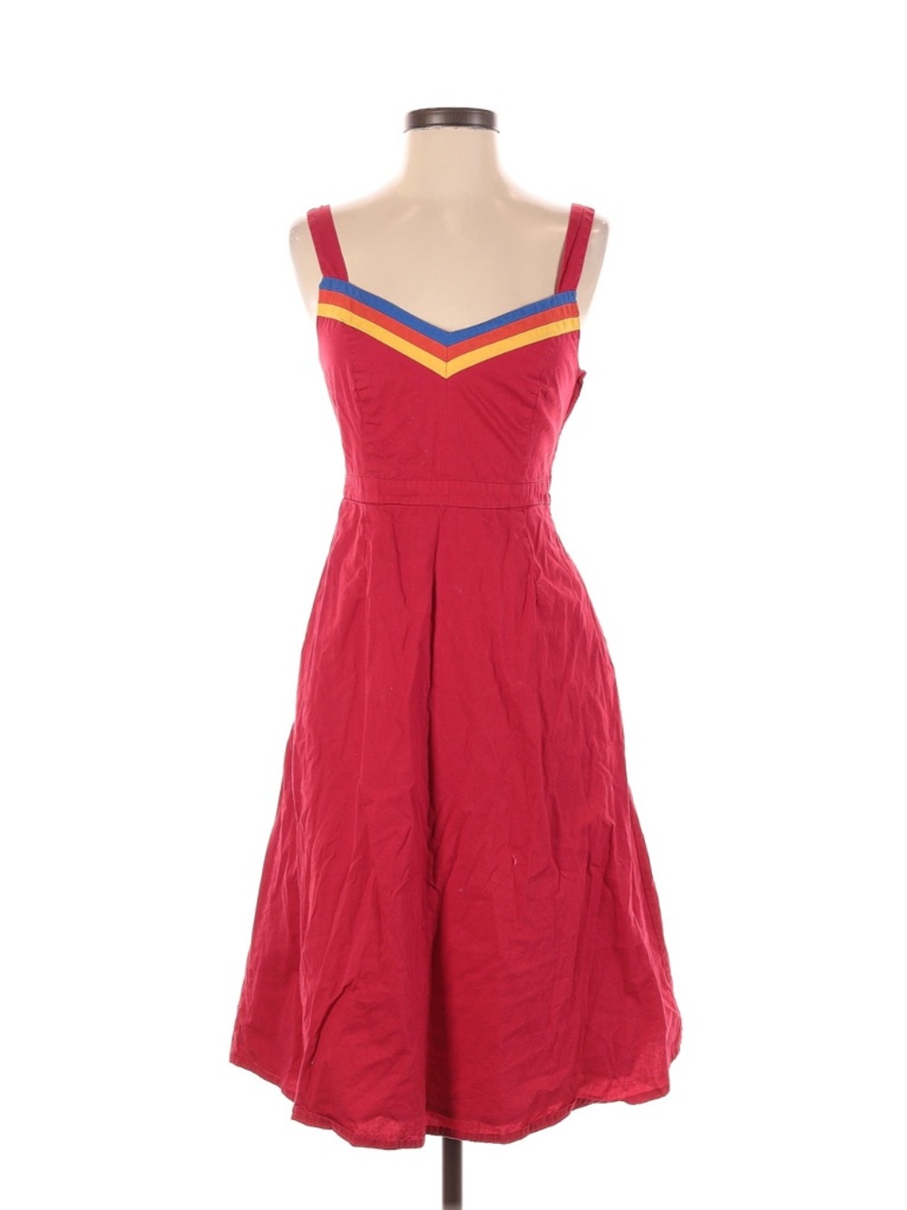Modcloth Sweetheart Red Dress Size Small